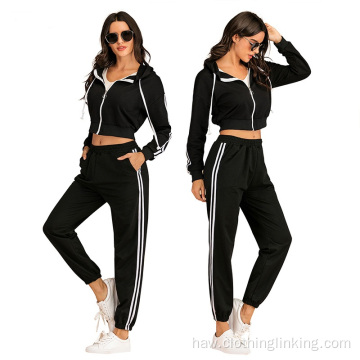 ʻO nā Wahine 2 Pieces Outfit Tracksuit